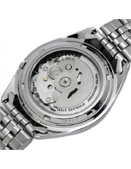 Reloj Automático hombre Seiko 5 SNKL43K1 Dial azul 37mm correa acero