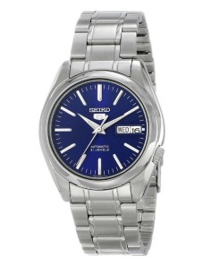 Reloj Automático hombre Seiko 5 SNKL43K1 Dial azul 37mm correa acero