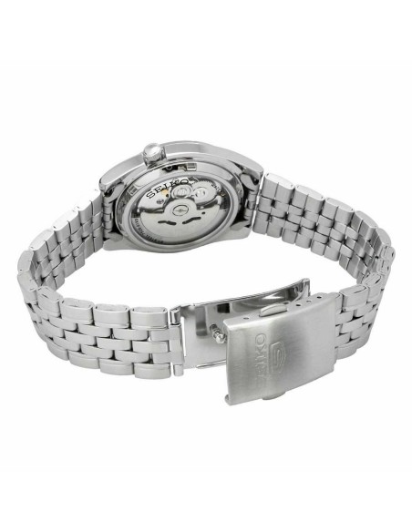 Reloj Automático hombre Seiko 5 SNK355K1 dial plata 37mm correa acero