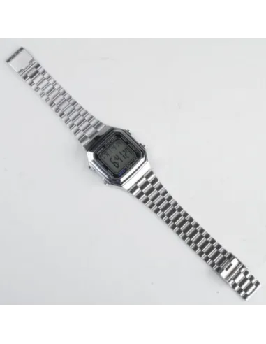 reloj Casio clásico A178WA-1 plateado