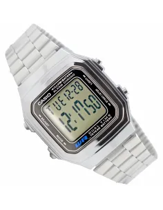 reloj Casio clásico A178WA-1 plateado