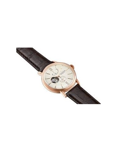 Reloj Automático hombre Orient Star RE-AV0001S oro rosa crista zafiro correa cuero Power Reserve 50H