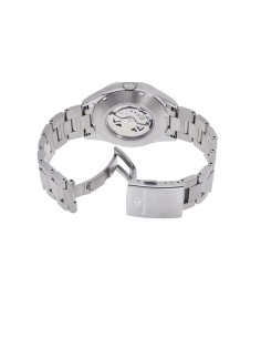 Reloj automático hombre Orient Star RE-AU0401S dial blanco bisel oro rosado Cristal Zafiro 2