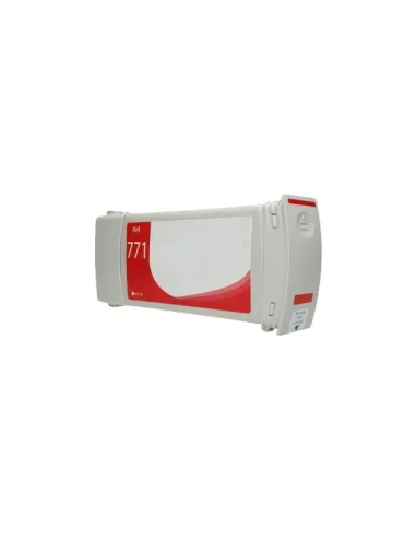 Tinta compatible para HP 771C ROJO CROMÁTICO Tinta Pigmentada B6Y08A para DesignJet Z6200, Z6600, Z6610, Z6800, Z6810