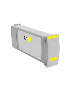 Tinta compatible para HP 771C AMARILLO  Tinta Pigmentada    B6Y10A  para DesignJet Z6200, Z6600, Z6610, Z6800, Z6810