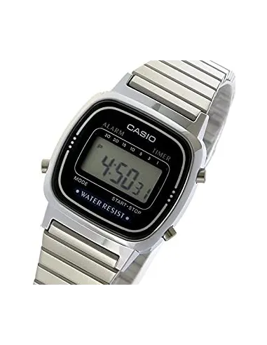 Reloj casio collection LA670WEA-1EF cronografo multifuncional - acero inoxidable - water resist