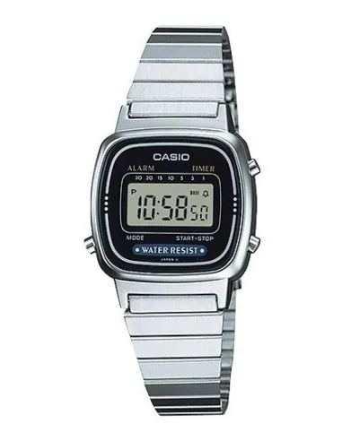 copy of Reloj casio collection LA670WA-2dF cronografo multifuncional - acero inoxidable - water resist