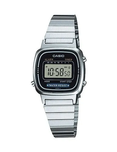Reloj casio collection LA670WEA-1EF cronografo multifuncional - acero inoxidable - water resist