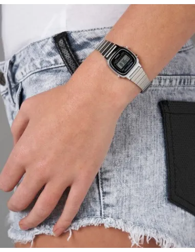 copy of Reloj casio collection LA670WA-2dF cronografo multifuncional - acero inoxidable - water resist