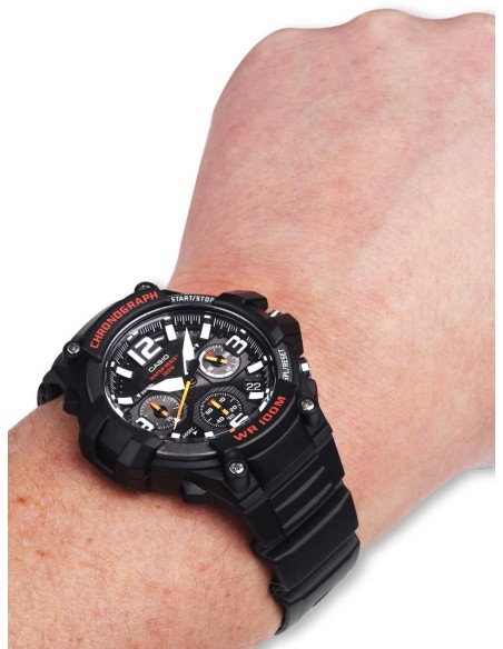 RELOJ CASIO MCW-100H-1AV CABALLERO CRONO 100M