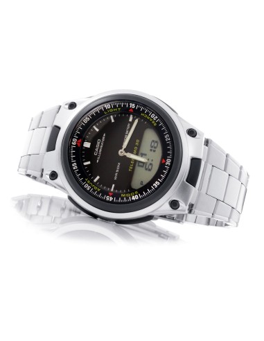 reloj hombre CASIO aw-80d-1a Hora Mundial - 30 telememo - 10 años batería