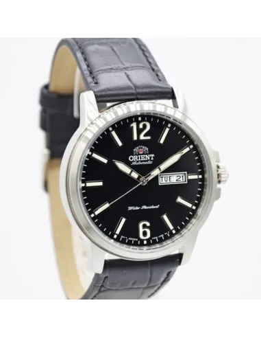Reloj Automático Hombre Orient Commuter RA-AA0C04B dial negro correa cuero