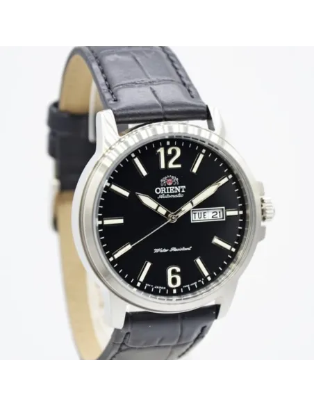 Reloj Automático Hombre Orient Commuter RA-AA0C04B dial negro correa cuero