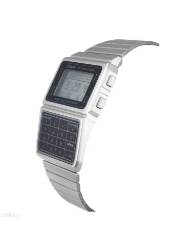 Reloj Casio Unisex DBC-611-1D Iluminador Plata Telememo Calculadora