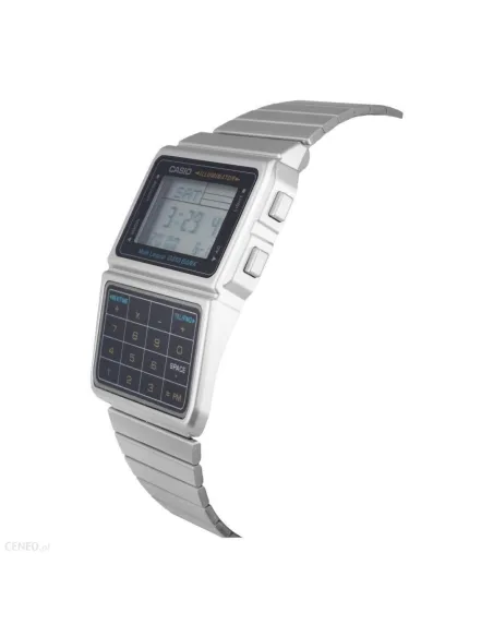 Reloj Casio Unisex DBC-611-1D Iluminador Plata Telememo Calculadora