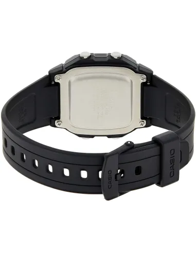 Reloj digital hombre Casio W800H-1B 10 años batería correa goma luz led
