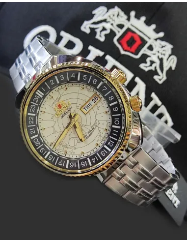Reloj automático hombre Orient Revival World Map Automatic RA-AA0E01S