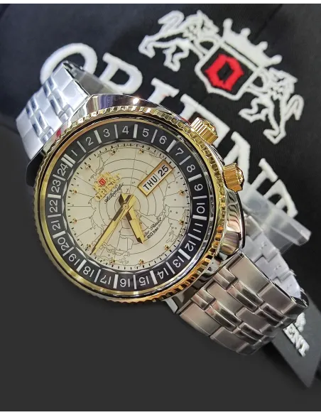 Reloj automático hombre Orient Revival World Map Automatic RA-AA0E01S