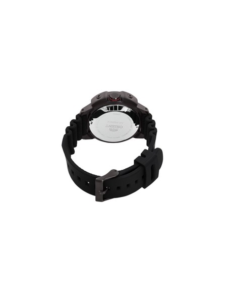 copy of reloj automático hombre buceo Orient M-Force RA-AC0L01B dial negro 45mm correa acero 200m water resist