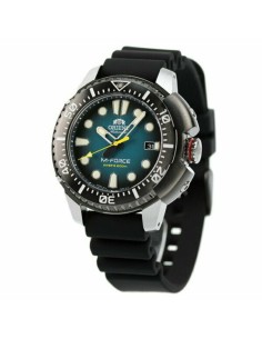 reloj automático buceo hombre Orient M-Force RA-AC0L04L dial azul 45mm correa goma 200m Water resist