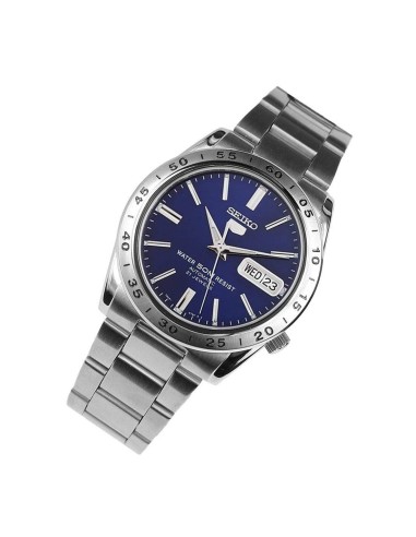 reloj automático hombre Seiko SNKD99K1 dial azul 37mm correa acero 50m water resist