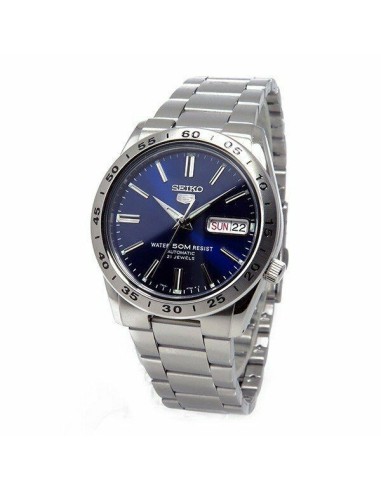 reloj automático hombre Seiko SNKD99K1 dial azul 37mm correa acero 50m water resist