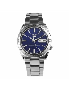 reloj automático hombre Seiko SNKD99K1 dial azul 37mm correa acero 50m water resist