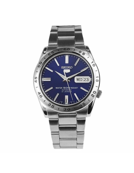 reloj automático hombre Seiko SNKD99K1 dial azul 37mm correa acero 50m water resist