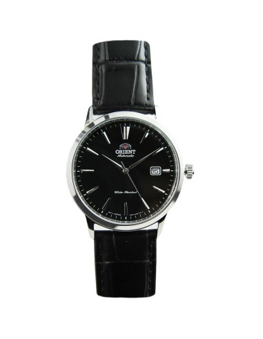 reloj automático hombre Orient Simphony RA-AC0F05B dial negro 41.6mm correa cuero