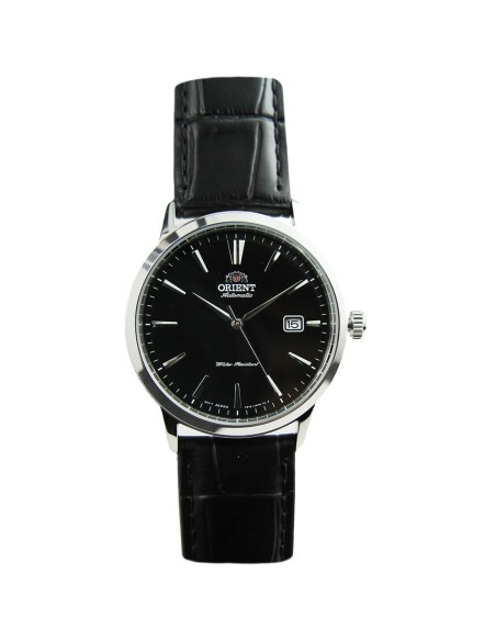 reloj automático hombre Orient Simphony RA-AC0F05B dial negro 41.6mm correa cuero