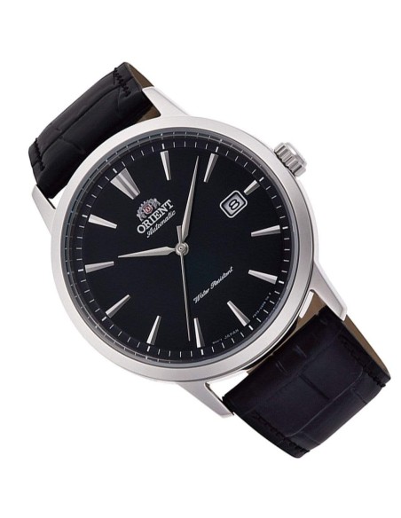 reloj automático hombre Orient Simphony RA-AC0F05B dial negro 41.6mm correa cuero