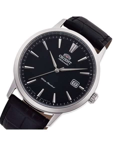reloj automático hombre Orient Simphony RA-AC0F05B dial negro 41.6mm correa cuero
