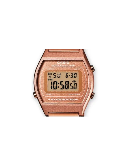 Reloj Retro casio VINTAGE EDGY B640WC-5A bronce luz led - alarma