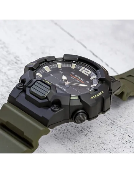 copy of Reloj deportivo hombre Casio HDC-700-3A3 10 años batería Hora Mundial Pantalla Neón 100m WR correa goma