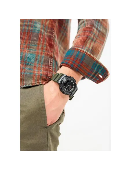 copy of Reloj deportivo hombre Casio HDC-700-3A3 10 años batería Hora Mundial Pantalla Neón 100m WR correa goma