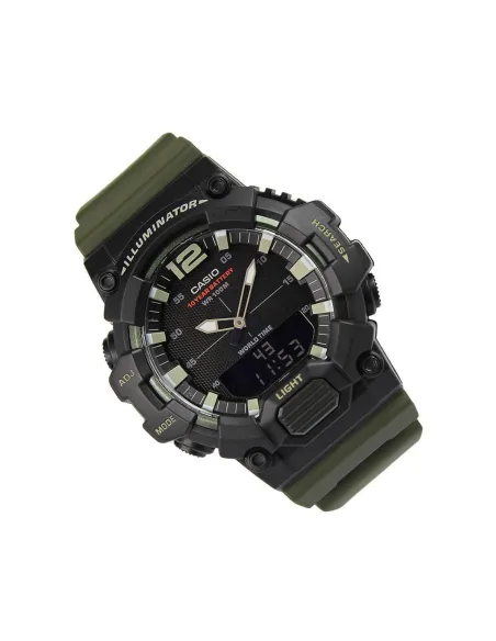 copy of Reloj deportivo hombre Casio HDC-700-3A3 10 años batería Hora Mundial Pantalla Neón 100m WR correa goma