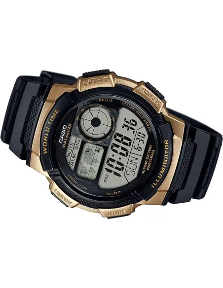 Reloj hombre Casio Digital AE-1000W-1A3 correa resina - hora mundial