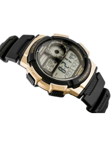 Reloj hombre Casio Digital AE-1000W-1A3 correa resina - hora mundial