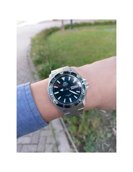 Reloj hombre automático Orient Kamasu Mako III Cristal Zafiro acero inoxidable