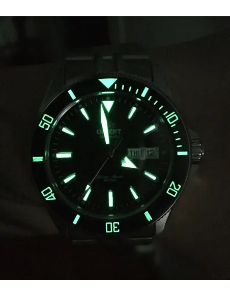 Reloj de buceo Automático Hombre Orient Kamasu RA-AA0003R dial rojo 42mm buceo correa acero 200m water resist