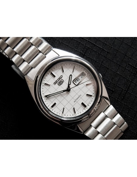 Reloj hombre automático Seiko SNXF05K1 Seiko 5 clásico acero 21 joyas
