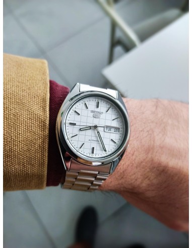 Reloj hombre automático Seiko SNXF05K1 Seiko 5 clásico acero 21 joyas