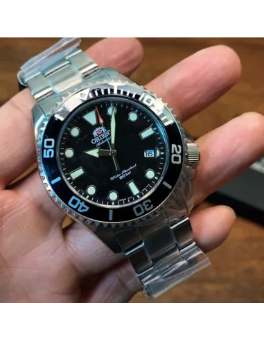 Reloj Automático Buceo Hombre Orient RA-AC0K01B cristal zafiro correa acero