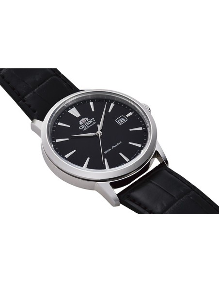 reloj automático hombre Orient Simphony RA-AC0F05B dial negro 41.6mm correa cuero