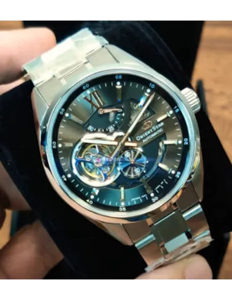 Reloj Automático Hombre Orient Star RE-AV0004N correa acero cristal zafiro