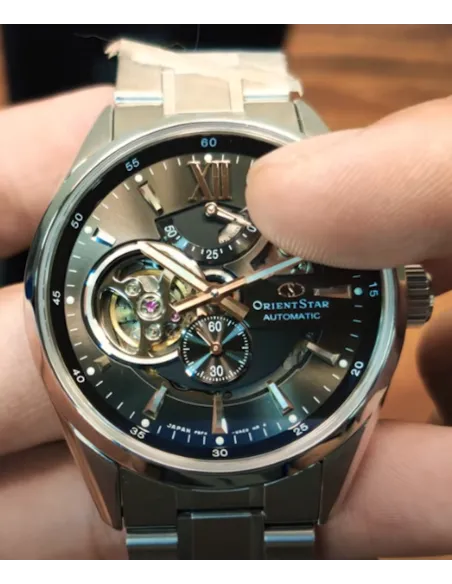 Reloj Automático Hombre Orient Star RE-AV0004N correa acero cristal zafiro