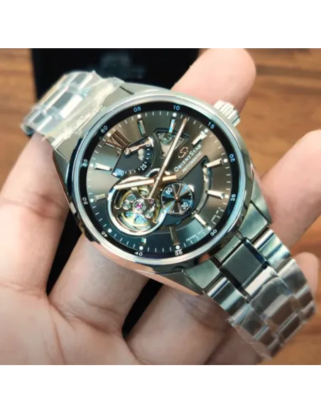 Reloj Automático Hombre Orient Star RE-AV0004N correa acero cristal zafiro