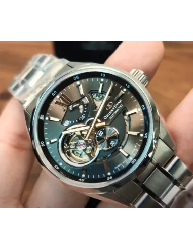 Reloj Automático Hombre Orient Star RE-AV0004N correa acero cristal zafiro