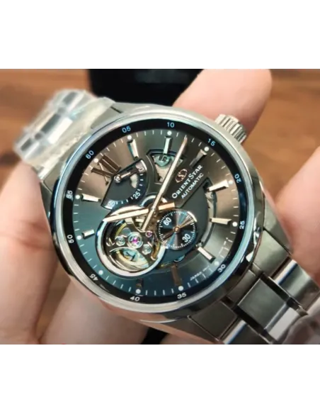 Reloj Automático Hombre Orient Star RE-AV0004N correa acero cristal zafiro