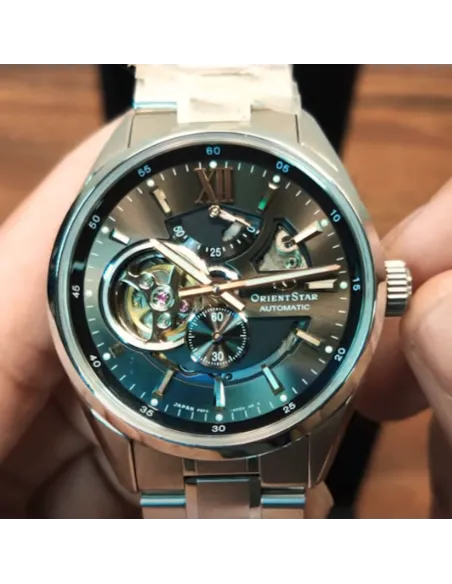 Reloj Automático Hombre Orient Star RE-AV0004N correa acero cristal zafiro